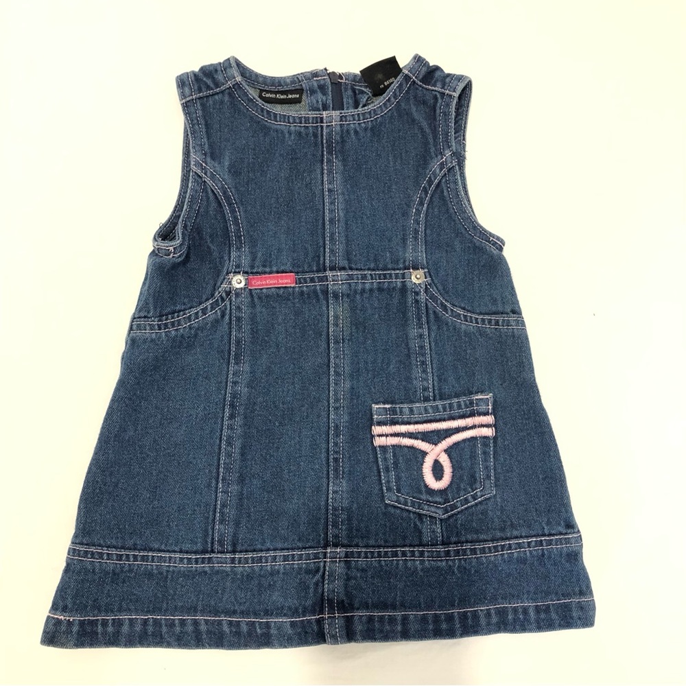 Baby Girl Calvin Klein Jeans Denim Dress